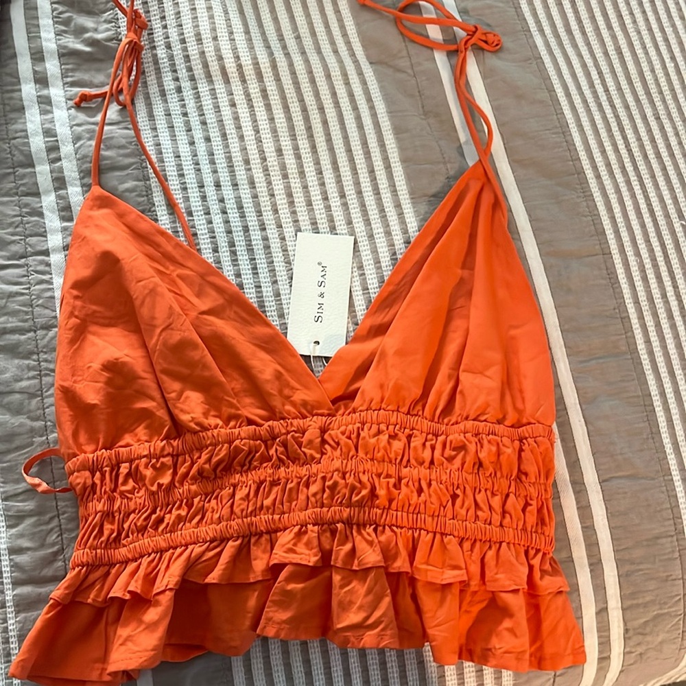 Orange sim & sam tank